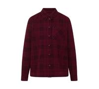 CECIL - Langarm Hemdbluse mit Karomuster berry red - Gr. - S
