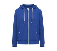 CECIL - Langarm Jacke mit Kapuze und Struktur deep river blue - Gr. - XS