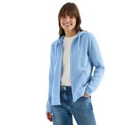 Cecil Damen Strickjacke Cardigan mit Kapuze und Taschen Blau Gr. L – 80% Baumwolle