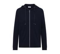 Sweatjacke CECIL, Damen, Gr. L (42), universal blau, Sweatware, Obermaterial: 80% Baumwolle, 15% Polyester, 5% Elasthan, unifarben, regular fit normal, ohne Ausschnitt, Bündchen, Sweatjacken Sweatjack