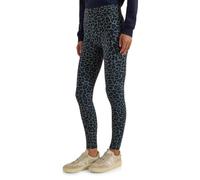 Cecil Leggings mit Leo-Muster Dried Olive Green XL