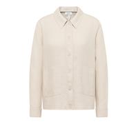 Cecil - Leinen Blusenjacke mit Hemdkragen beige - Gr. - M