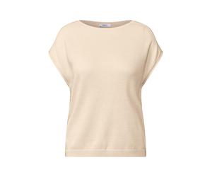 Cecil - Leinen-Look Strickpullover beige - Gr. - S