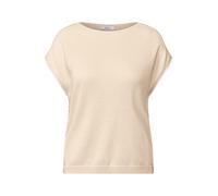 Cecil - Leinen-Look Strickpullover beige - Gr. - XS