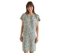 Midikleid CECIL, Damen, Gr. XL (44), US-Größen, macadamia beige, Stoff, 55% Leinen, 45% Viskose, comfort fit kniefrei, Rundhals, Aufschlag, Kleider Midikleid, knielang (21589447-XL) macadamia beige