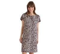Midikleid CECIL, Damen, Gr. M (40), US-Größen, rich burgundy, Stoff, 55% Leinen, 45% Viskose, comfort fit kniefrei, Rundhals, Aufschlag, Kleider Midikleid, knielang (15794622-M) rich burgundy