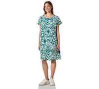 Cecil Linen_LI/CV 2 Color Print Dress Green Lagoon M