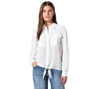 Cecil Linen_LI/CV_ Solid Knot Blouse White S