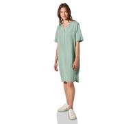 Cecil Linen_LI/CV_Solid Split Neck Dress Ice sage Green XXL