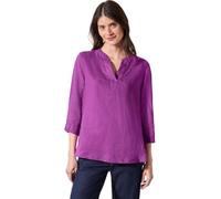 Cecil Linen_Solid Blouse Magenta Lacquer M