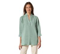 Klassische Bluse CECIL, Damen, Gr. XS (36), ice sage grün, Web, 100% Leinen, unifarben, casual, klassisch normal, V-Ausschnitt, 3/4-Ärmel Bündchen, Blusen, mit 3/4 Ärmeln (95458600-XS) ice sage grün
