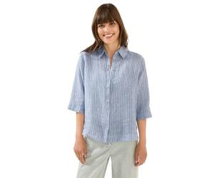 Cecil Linen_ Stripe Short Style Chambray Forever Blue L