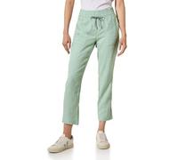 Cecil Damenhose B378715 - Leinenhose Casual Fit - Grün - XXL