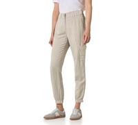 Stoffhose CECIL, Damen, Gr. XL, Länge 28, pumice beige, Stoff, 55% Leinen, 45% Viskose, unifarben, casual, slim fit knöchelfrei, Hosen, mit seitlichen Einschubtaschen (54213658-XL) pumice beige