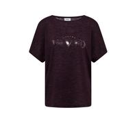Cecil - Locker geschnittenes T-Shirt mit Frontprint lila/rot - Gr. - M