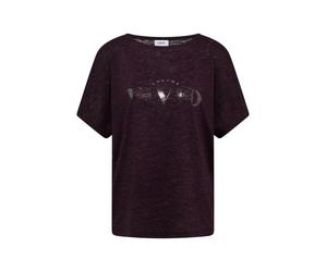 Cecil - Locker geschnittenes T-Shirt mit Frontprint lila/rot - Gr. - M