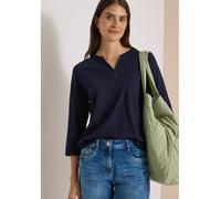 Cecil - Shirt mit 3/4-Arm blau - Gr. - L