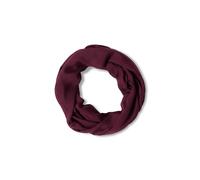 Cecil Damen Loop-Schal aus Viskose Uni Rot One Size