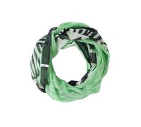 Cecil Loop-Schal Damen Juicy Lime 100% Modal gemustert mit Foliendetails One Size