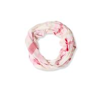 Cecil - Loop-Schal mit Streifen und Print pink/weiß