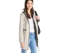 Softshellmantel CECIL, Damen, Gr. L (42), dust beige, Softshell, Obermaterial: 100% Polyester; Futter: 100% Polyester, unifarben mit Farbeinsatz, comfort fit normal, ohne Ausschnitt, Bündchen, Mäntel,