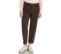 Cecil Stoffhose Style Scarlett Damen Mid Waist Barrel Leg Casual Fit Macchiato Braun Gr. 28