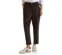 Cecil Mid Waist Barrel Leg Hose im Casual Fit Pine Needle Green 33