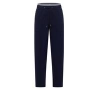 Stoffhose CECIL, Damen, Gr. XS, Länge 28, blau (urban dunkelblau), Jersey, 67% Viskose, 28% Polyester, 5% Elasthan, unifarben, comfort fit lang, Hosen Stoffhose, in Unifarbe (28390864-XS) urban dunkel