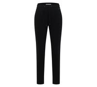 Cecil - Mid Waist Slim Leg Hose im Casual Fit Black - Gr. - 30