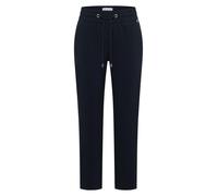 Cecil Damenhose Style Tracey – Mid Waist Slim Leg, Jersey, Casual Fit, Blau, XXL