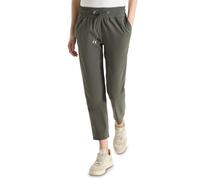 Cecil Mid Waist Slim Leg Hose im Casual Fit Clear Khaki L
