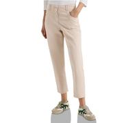 Culotte CECIL, Damen, Gr. 30, Länge 26, grain beige, Web, 96% Baumwolle, 4% Elasthan, unifarben, comfort fit 7/8-Länge, Hosen Culotte, Middle Waist (18315606-30) grain beige