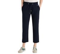 Jerseyhose CECIL "Style Tracey", Damen, Gr. M (40), Länge 26, universal blau, Web, Obermaterial: 66% Baumwolle, 30% Polyester, 4% Elasthan, unifarben, regular fit knöchelfrei, Hosen Jerseyhose, mit el