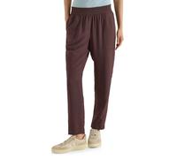 Stoffhose CECIL, Damen, Gr. L, Länge 28, braun cacao, Stoff, 85% Viskose, 15% Polyamid, unifarben, slim fit knöchelfrei, Hosen Stoffhose, im Loose Fit (29107052-L) braun cacao