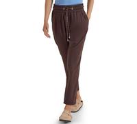 Stoffhose CECIL, Damen, Gr. XS, Länge 28, braun cacao, Stoff, 100% Viskose, unifarben, loose fit knöchelfrei, Hosen Stoffhose, im Loose Fit (24975536-XS) braun cacao