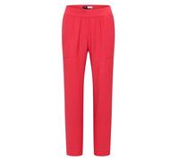 Stoffhose CECIL "Style Chelsea", Damen, Gr. XL (44), Länge 28, coral, Web, Obermaterial: 85% Viskose, 15% Polyamid, unifarben, loose fit lang, Hosen Stoffhose, Sommerhose mit elastischem Bund / Viskos