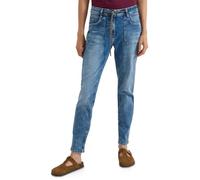 Comfort-fit-Jeans CECIL, Damen, Gr. 26, Länge 30, blau (light blau wash), Jeans, 83% Baumwolle, 15% Polyester, 2% Elasthan, unifarben, lang, Jeans, Middle Waist (69066035-26) light blau wash