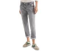 Cecil Mid Waist Straight Leg Jeans im Casual Fit Light Grey wash 30