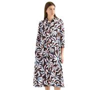 Cecil Damen Midi-Kleid mit Print und Taschen in Braun, Gr: M