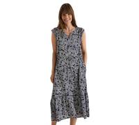 Cecil Midikleid mit Split Neck und Print