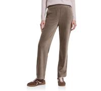 Cordhose CECIL "Style Neele", Damen, Gr. XXL (46), Länge 30, braun (earthy taupe), Cord, Obermaterial: 65% Baumwolle, 33% Polyester, 2% Elasthan. Futter: 100% Baumwolle, unifarben, loose fit lang, Hos