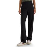 Stoffhose CECIL, Damen, Gr. XL, Länge 32, schwarz, Jersey, 61% Viskose, 32% Polyamid, 7% Elasthan, unifarben, loose fit lang, Hosen Stoffhose, softer Materialmix (92098126-XL) schwarz