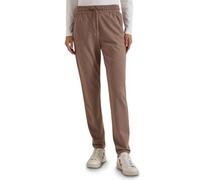 Stoffhose CECIL "Style Tracey", Damen, Gr. L (42), Länge 30, braun (earthy taupe), Web, Obermaterial: 61% Viskose, 32% Polyamid, 7% Elasthan. Futter: 100% Polyester, normal lang, Hosen Stoffhose, mit