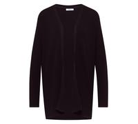 Cardigan CECIL, Damen, Gr. XXL (46), eggplant rot, Web, 60% Baumwolle, 40% Viskose, unifarben, comfort fit normal, V-Ausschnitt, abgesteppt, Strickjacken, im soften Baumwoll-Mix (32018510-XXL) eggplan