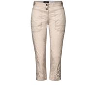Cecil Hose Style New York Papertouch – 3/4-Länge, 98% Baumwolle/2% Elasthan – Boulder Beige Gr. 32