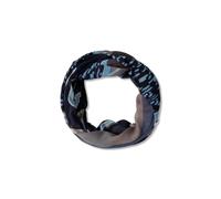 CECIL - Loop-Schal mit Patchwork-Print urban dark blue - Gr. - ONE SIZE