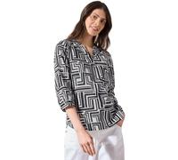 Cecil Printed Light Cotton Blouse universal Blue XS