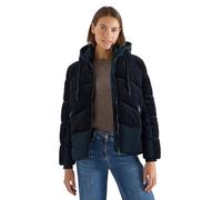 Cecil Damen Puffer Jacke mit Cord-Mix in Blau, Gr: XXL