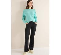 Cecil Strickpullover Cosy Strukturmix Dolman U-Boot-Ausschnitt Damen Blau Gr. S