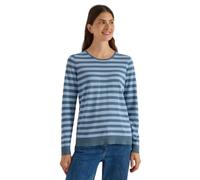 Rundhalspullover CECIL, Damen, Gr. XS (36), blau (easy blau), Pullover Rundhalspullover, im soften Baumwoll-Mix (47784326-XS) easy blau